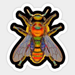 Golden Bee Sticker